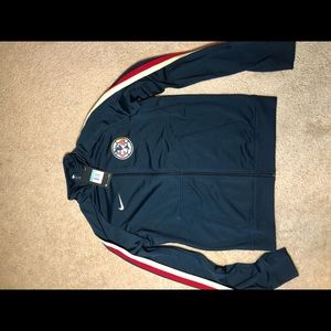 Nike zip up soccer team club America medium